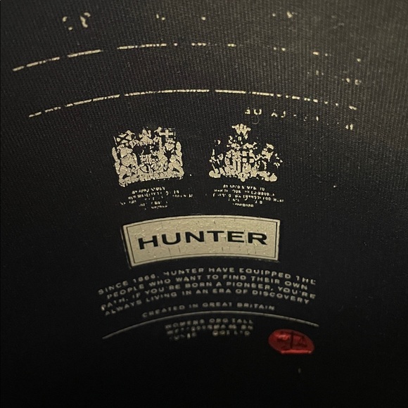 Hunter Original Tall Rain Boots Navy | Women’s Size 8 - Picture 7 of 7